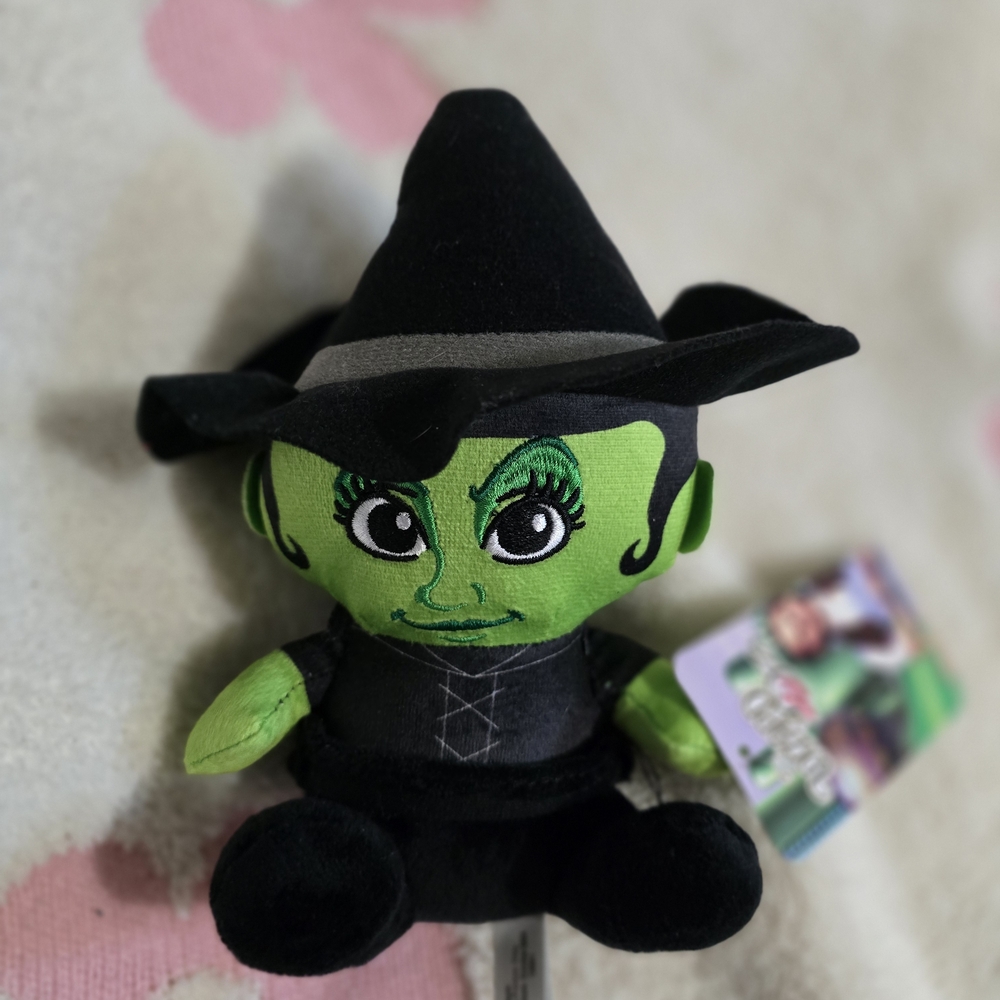 The Wizard Of Oz Wicked Witch Plush Toy - Green and Black